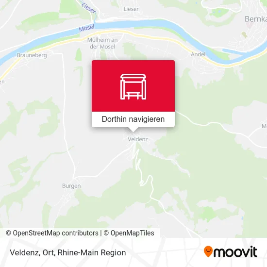 Veldenz, Ort Karte