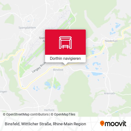 Binsfeld, Wittlicher Straße Karte
