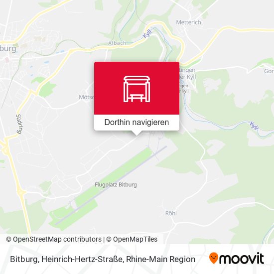 Bitburg, Heinrich-Hertz-Straße Karte