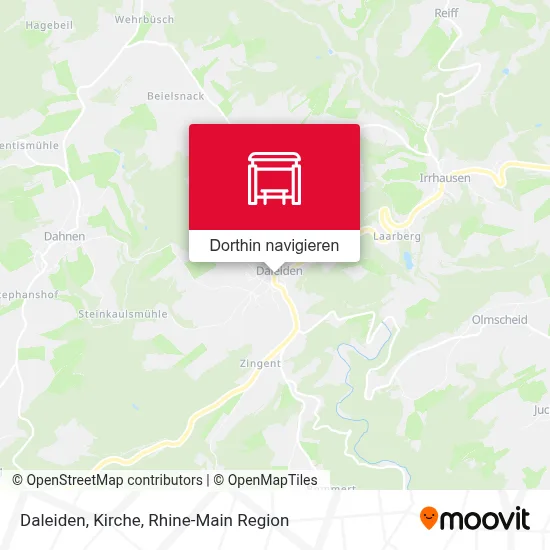 Daleiden, Kirche Karte