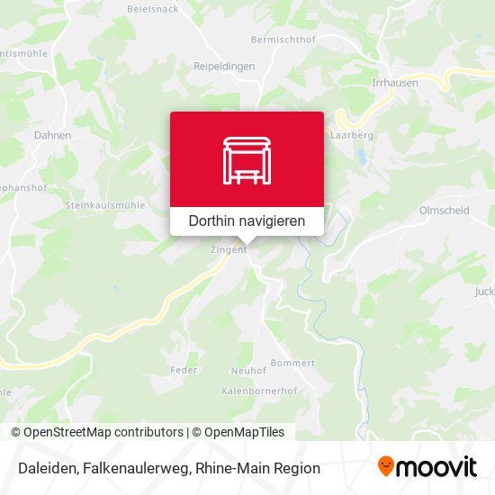 Daleiden, Falkenaulerweg Karte