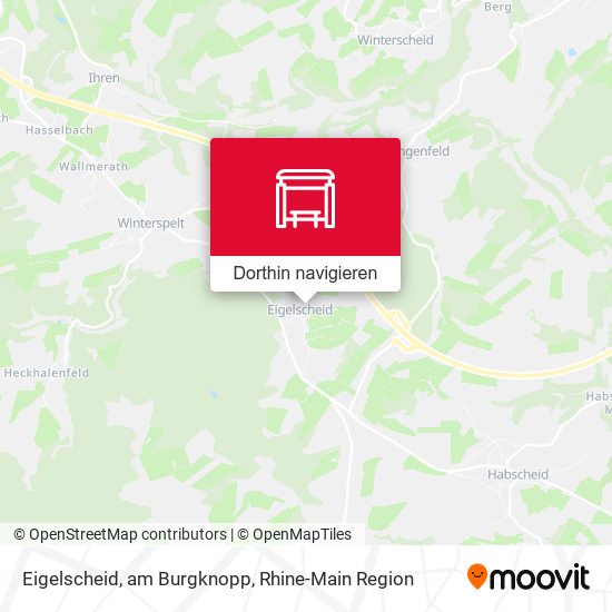 Eigelscheid, am Burgknopp Karte