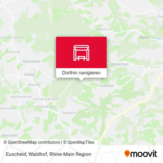 Euscheid, Waldhof Karte