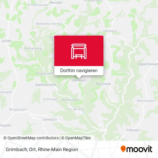 Grimbach, Ort Karte