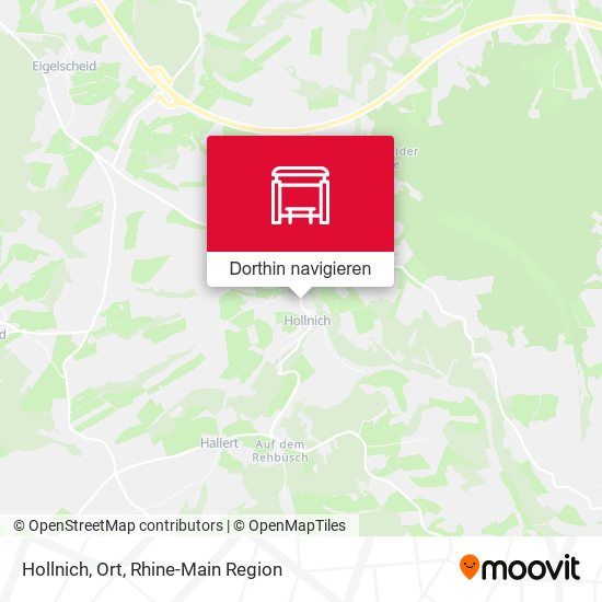 Hollnich, Ort Karte