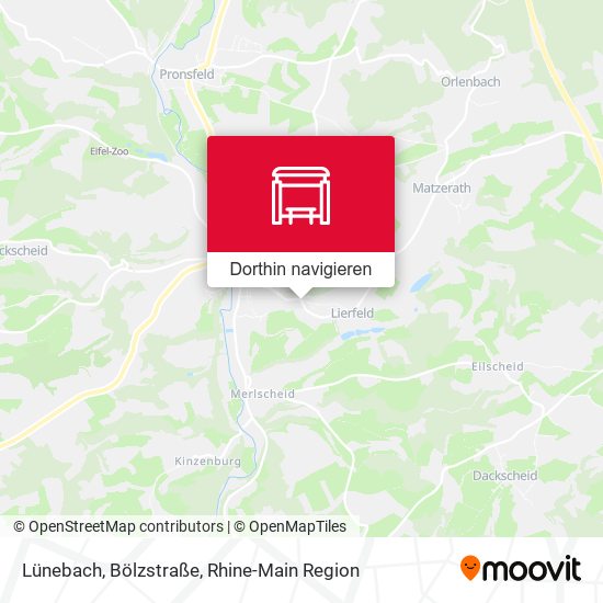 Lünebach, Bölzstraße Karte