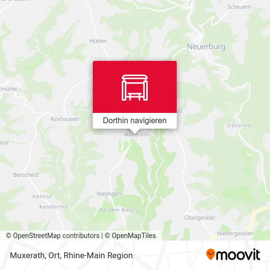 Muxerath, Ort Karte