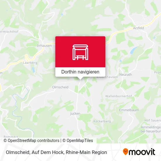 Olmscheid, Auf Dem Hock Karte