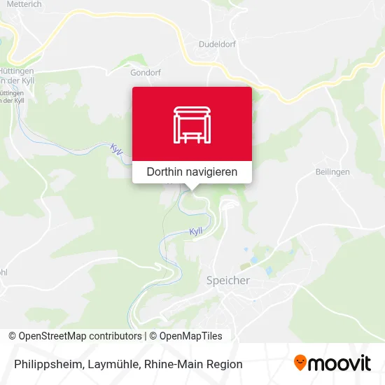 Philippsheim, Laymühle Karte