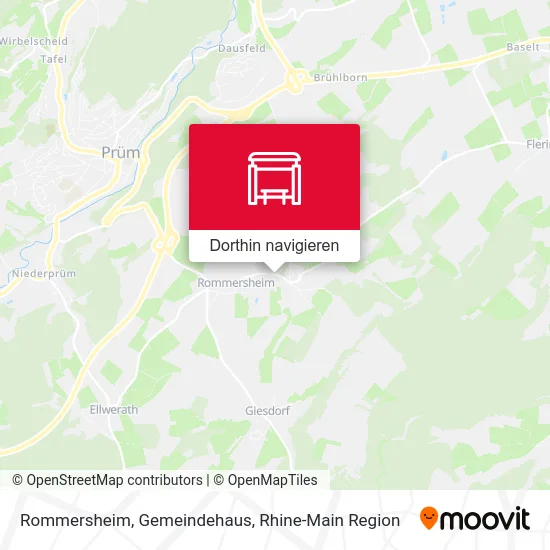 Rommersheim, Gemeindehaus Karte