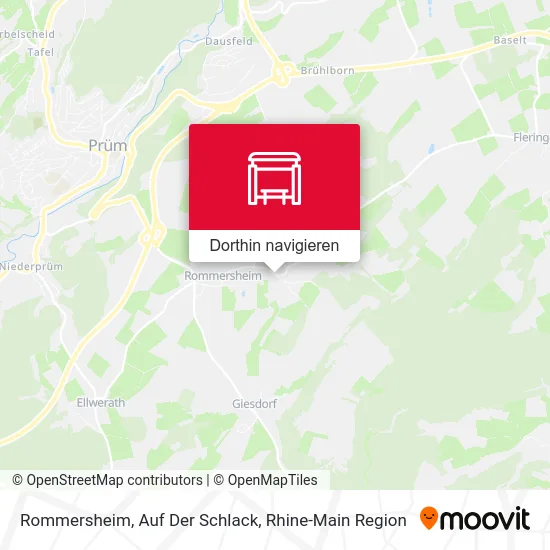 Rommersheim, Auf Der Schlack Karte