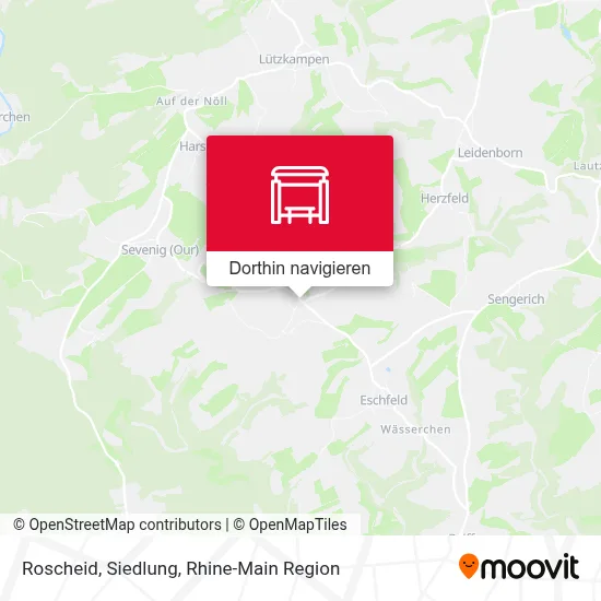 Roscheid, Siedlung Karte