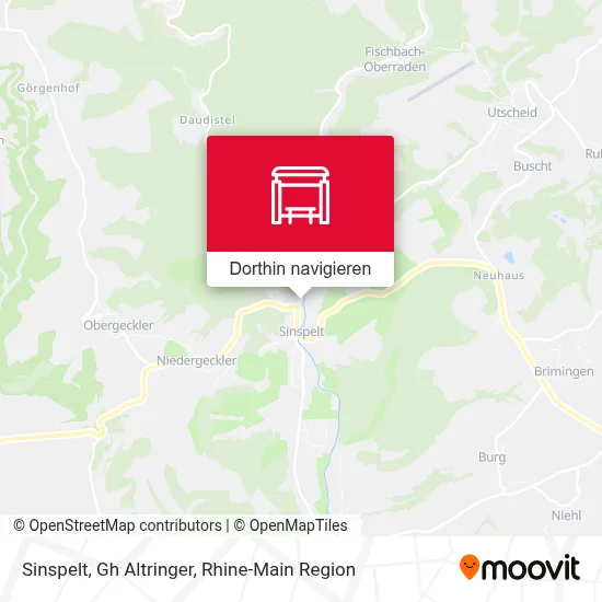 Sinspelt, Gh Altringer Karte