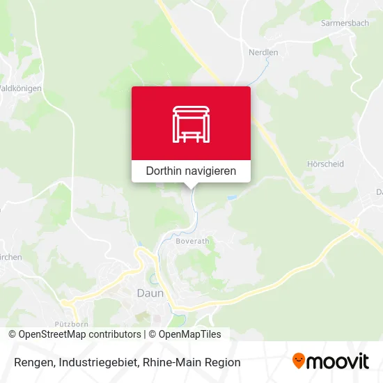 Rengen, Industriegebiet Karte