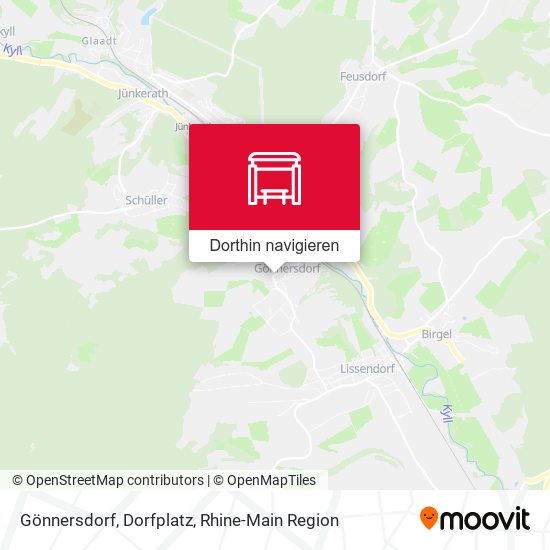 Gönnersdorf, Dorfplatz Karte
