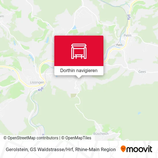 Gerolstein, GS Waldstrasse/Hrf Karte