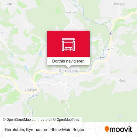 Gerolstein, Gymnasium Karte