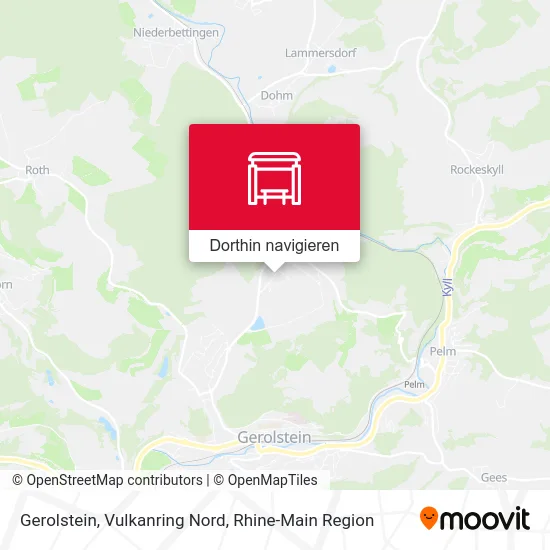 Gerolstein, Vulkanring Nord Karte