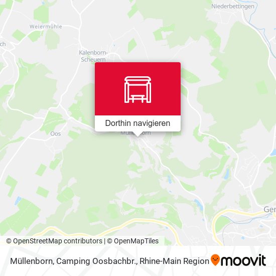 Müllenborn, Camping Oosbachbr. Karte