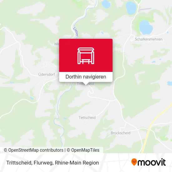 Trittscheid, Flurweg Karte