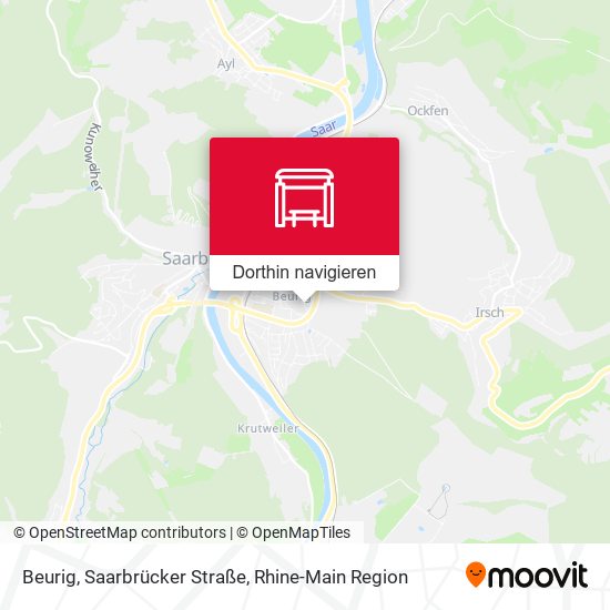 Beurig, Saarbrücker Straße Karte