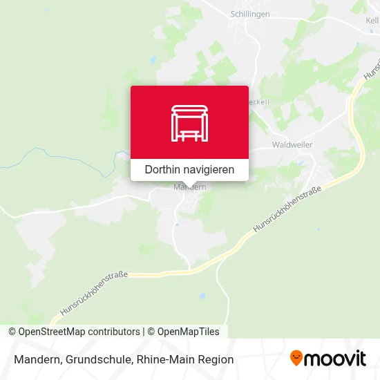 Mandern, Grundschule Karte