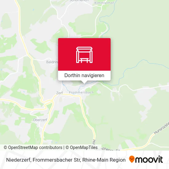 Niederzerf, Frommersbacher Str Karte