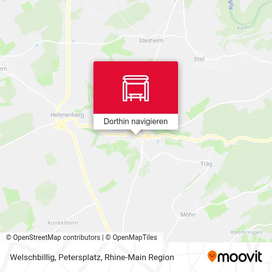 Welschbillig, Petersplatz Karte