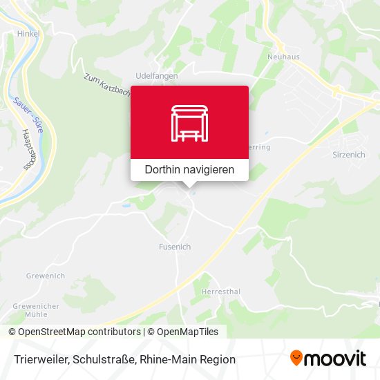Trierweiler, Schulstraße Karte