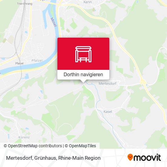 Mertesdorf, Grünhaus Karte