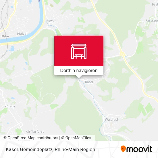 Kasel, Gemeindeplatz Karte