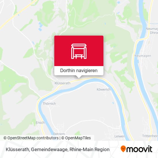 Klüsserath, Gemeindewaage Karte