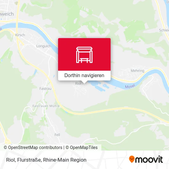 Riol, Flurstraße Karte