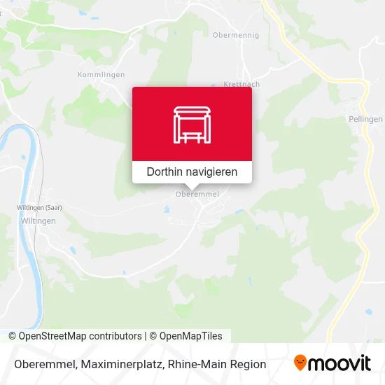 Oberemmel, Maximinerplatz Karte