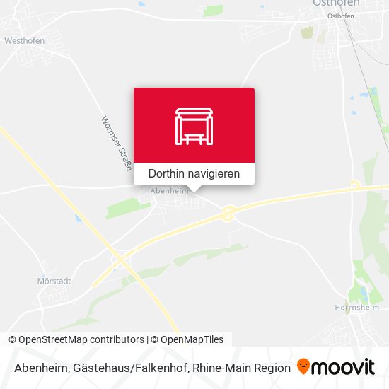 Abenheim, Gästehaus/Falkenhof Karte