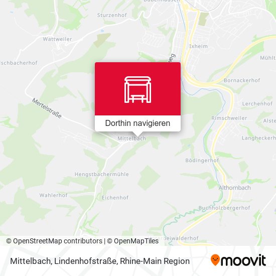 Mittelbach, Lindenhofstraße Karte