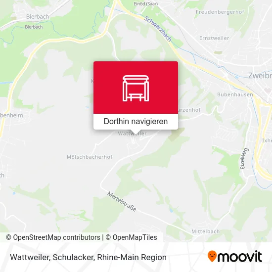 Wattweiler, Schulacker Karte