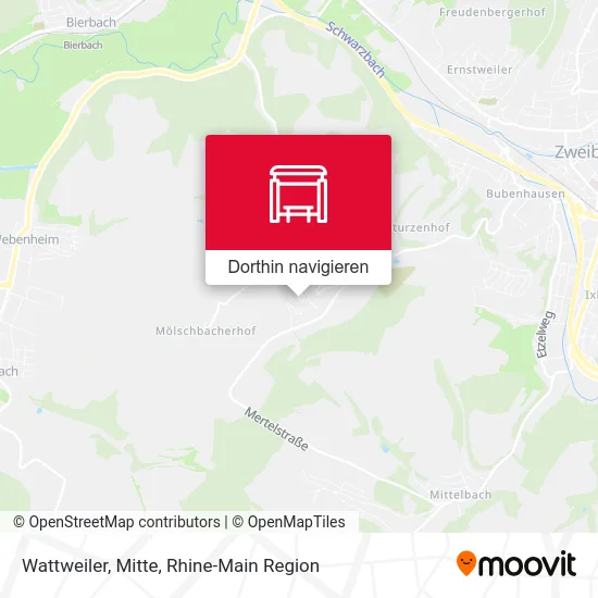 Wattweiler, Mitte Karte