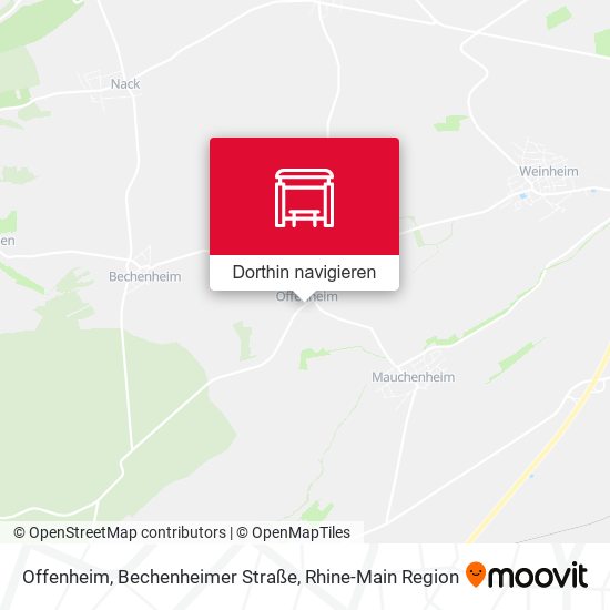 Offenheim, Bechenheimer Straße Karte