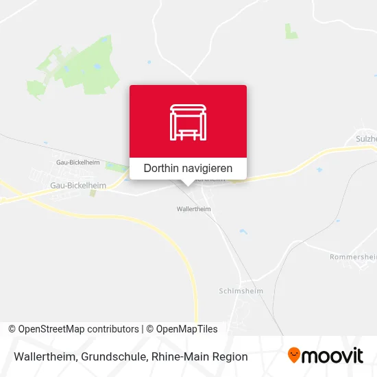 Wallertheim, Grundschule Karte