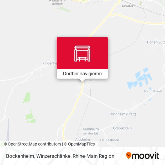 Bockenheim, Winzerschänke Karte