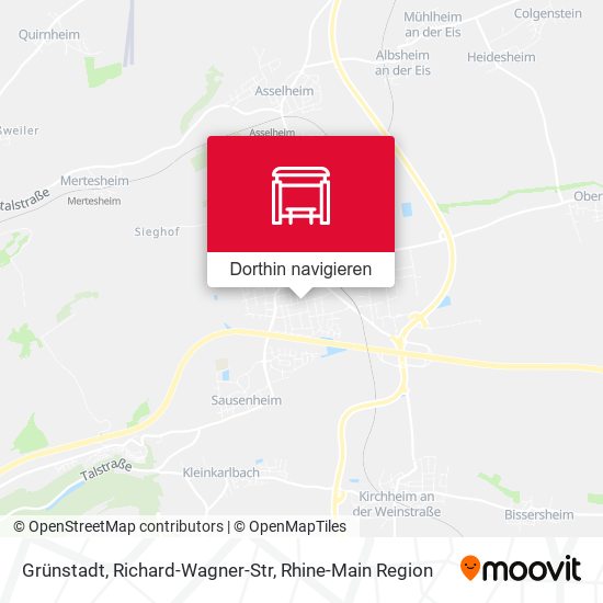 Grünstadt, Richard-Wagner-Str Karte