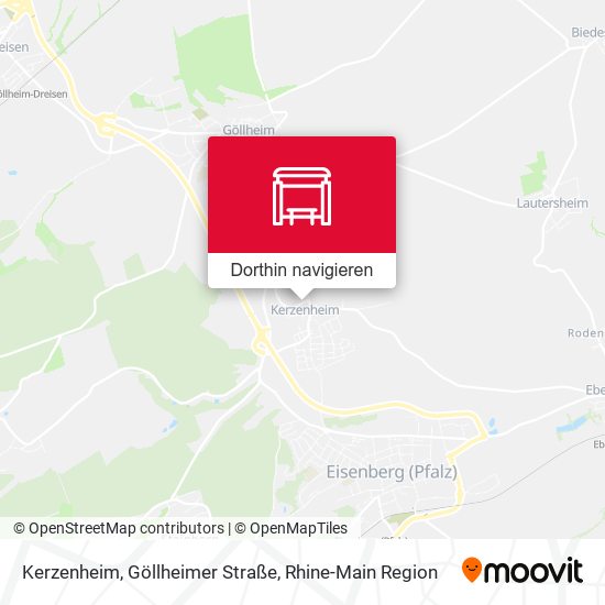 Kerzenheim, Göllheimer Straße Karte