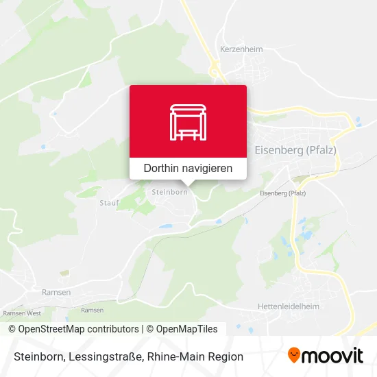 Steinborn, Lessingstraße Karte