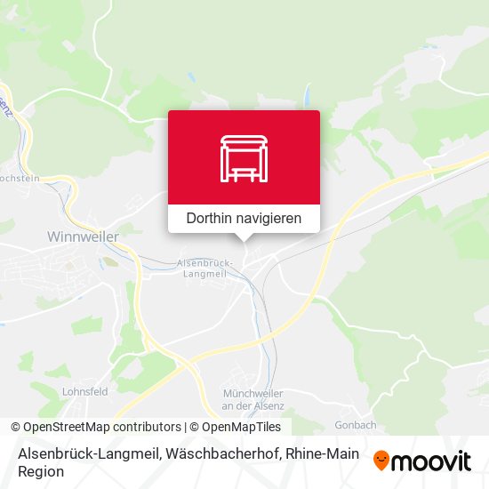 Alsenbrück-Langmeil, Wäschbacherhof Karte
