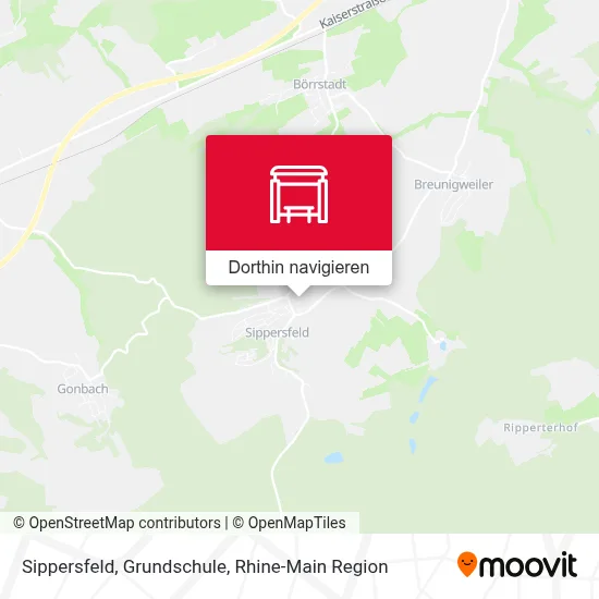 Sippersfeld, Grundschule Karte