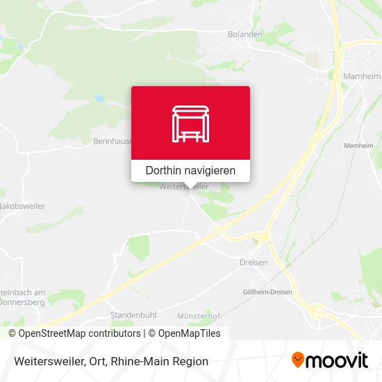 Weitersweiler, Ort Karte