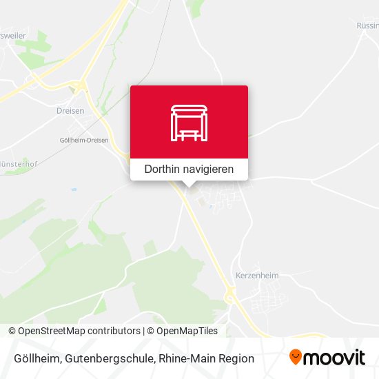 Göllheim, Gutenbergschule Karte