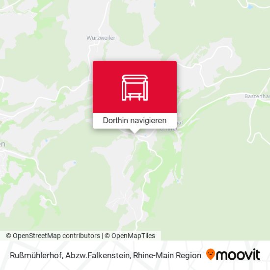 Rußmühlerhof, Abzw.Falkenstein Karte