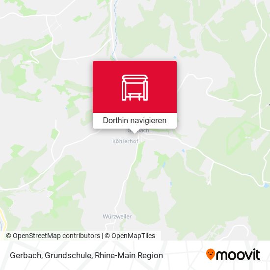 Gerbach, Grundschule Karte